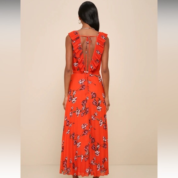 Lulus Ruffle Floral Dress - Picture 2 of 7